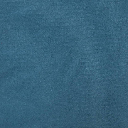 Driezitsbank 180 cm fluweel blauw