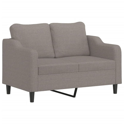 Tweezitsbank 140 cm stof taupe