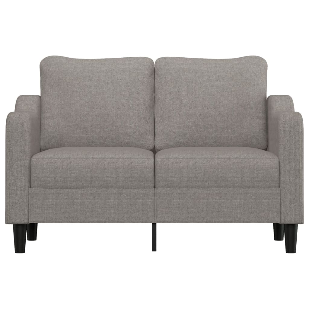 Tweezitsbank 140 cm stof taupe