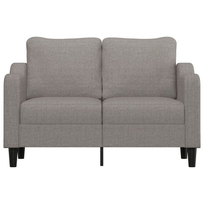 Tweezitsbank 140 cm stof taupe