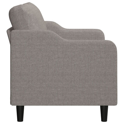 Tweezitsbank 140 cm stof taupe
