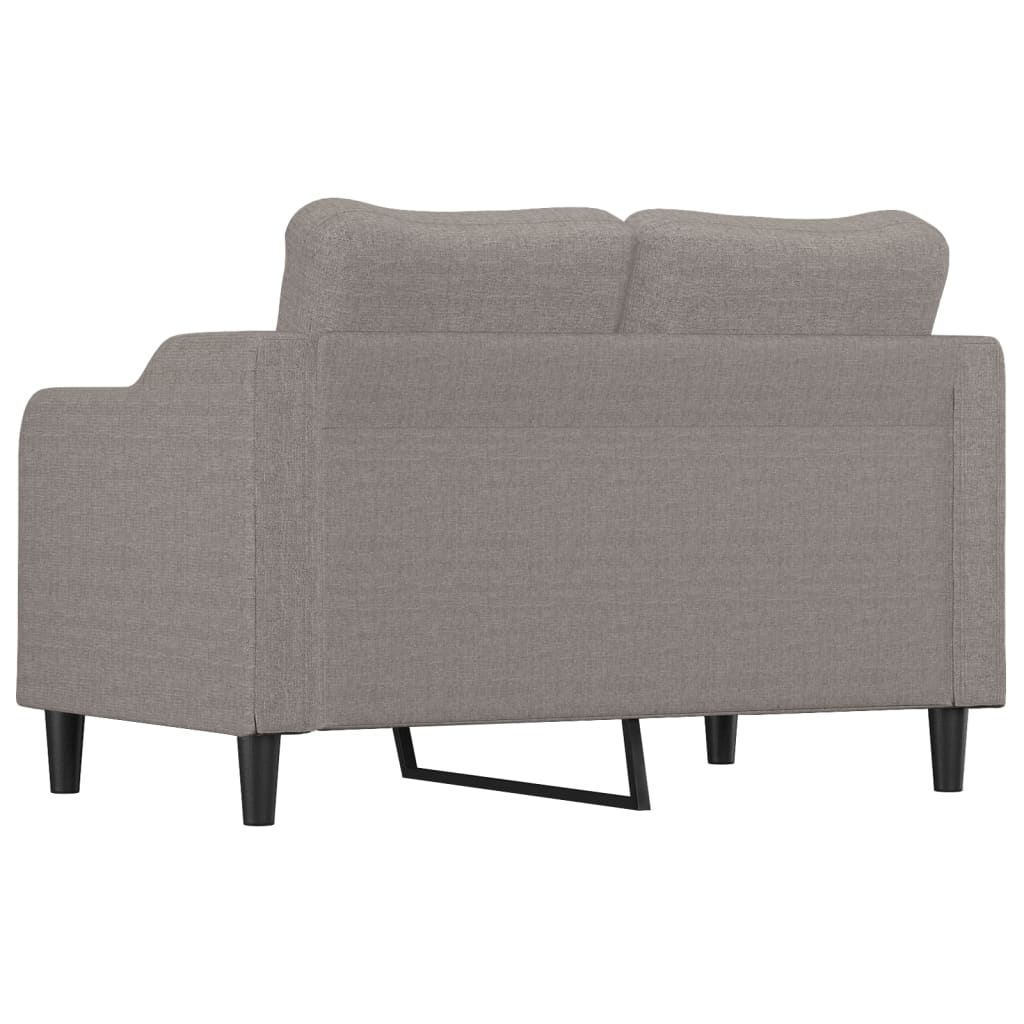 Tweezitsbank 140 cm stof taupe