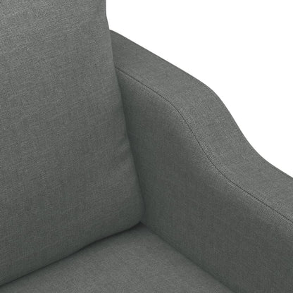 Tweezitsbank 140 cm stof donkergrijs
