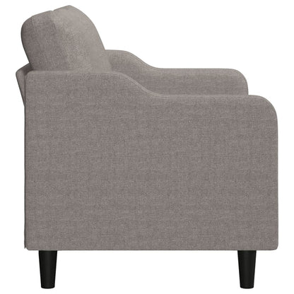 Tweezitsbank 140 cm stof taupe