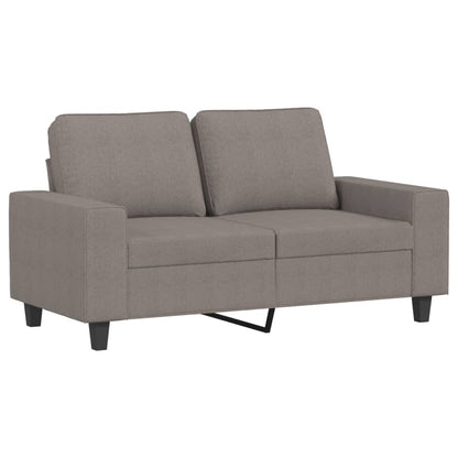 Tweezitsbank 120 cm stof taupe