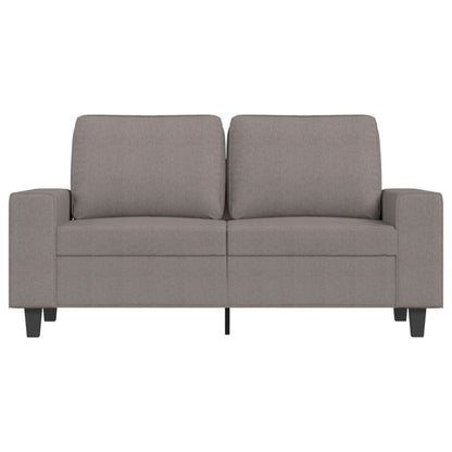 Tweezitsbank 120 cm stof taupe