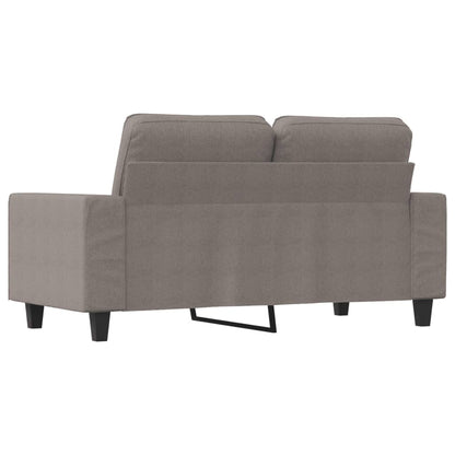 Tweezitsbank 120 cm stof taupe