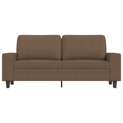 Tweezitsbank 140 cm stof bruin