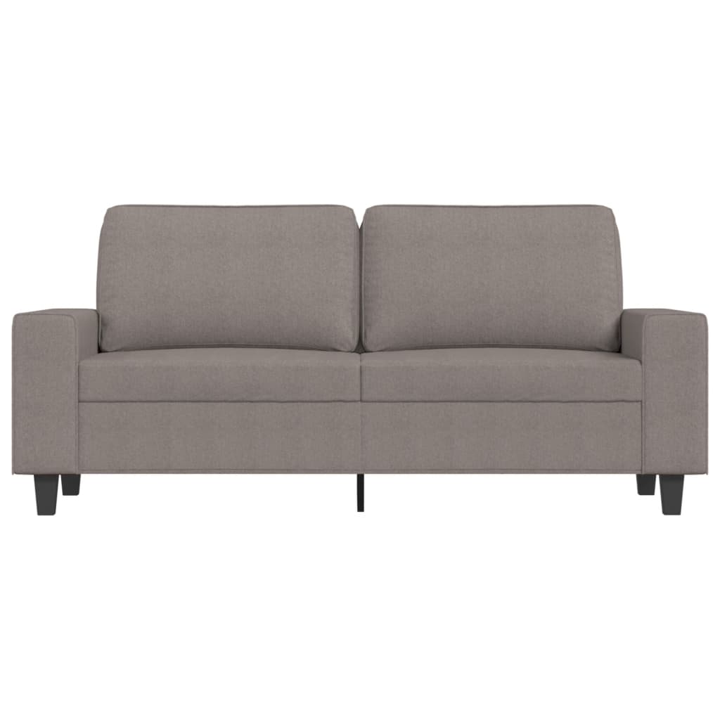 Tweezitsbank 140 cm stof taupe