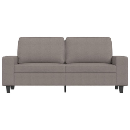 Tweezitsbank 140 cm stof taupe