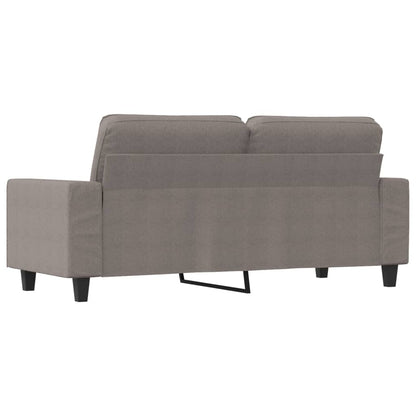 Tweezitsbank 140 cm stof taupe