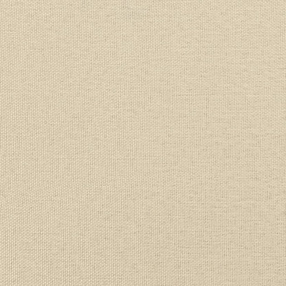 Driezitsbank 180 cm stof crèmekleurig
