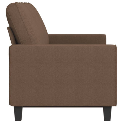 Driezitsbank 180 cm stof bruin