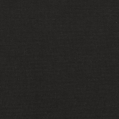 Driezitsbank 180 cm stof zwart