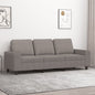 Driezitsbank 180 cm stof taupe