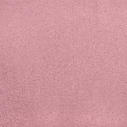Tweezitsbank 120 cm fluweel roze