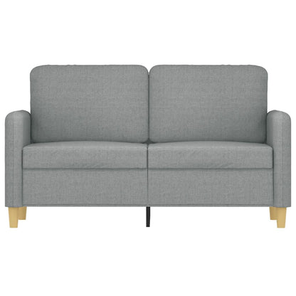 Tweezitsbank 120 cm stof lichtgrijs
