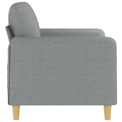 Tweezitsbank 120 cm stof lichtgrijs