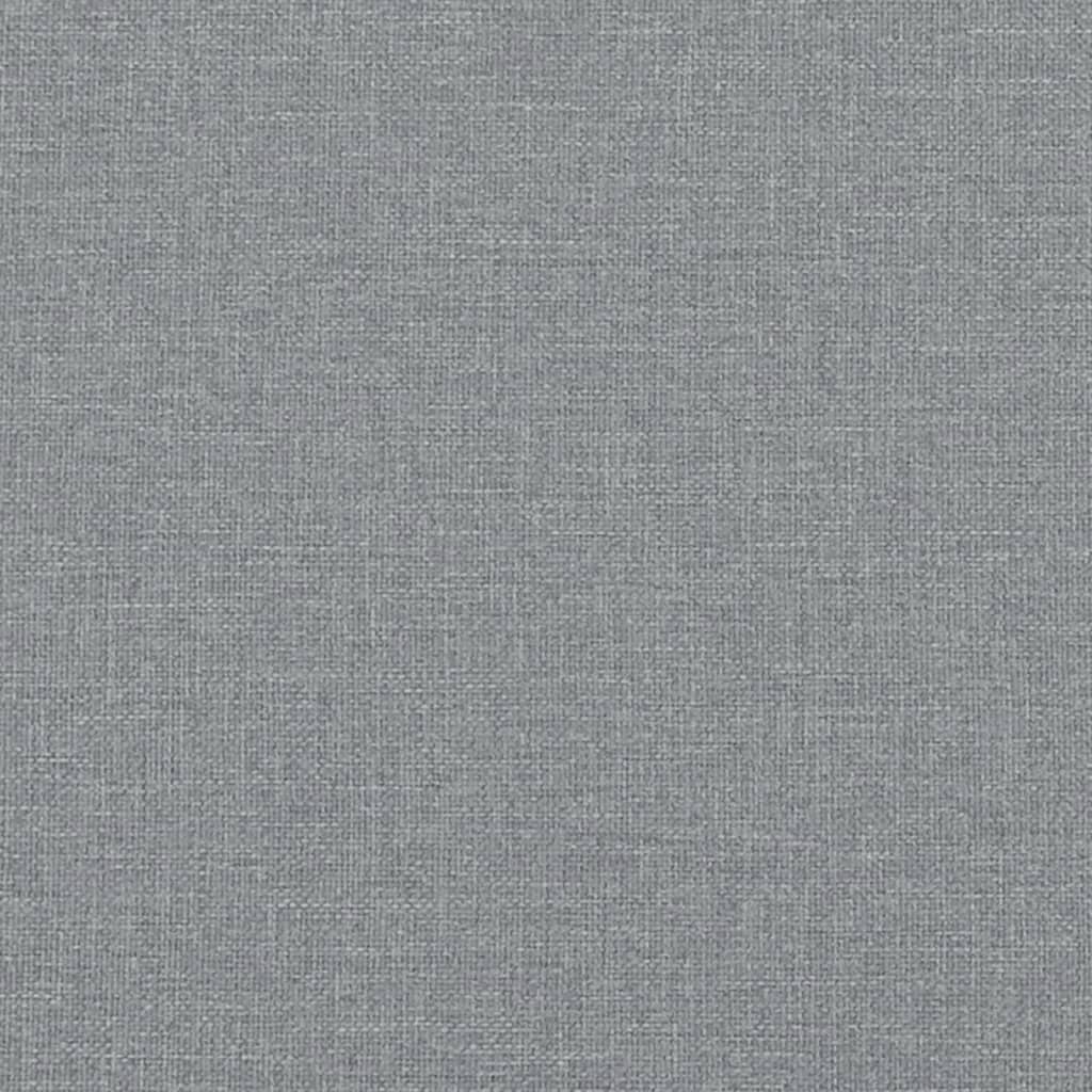 Tweezitsbank 120 cm stof lichtgrijs
