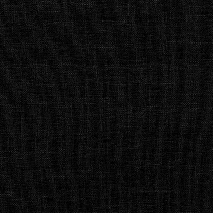Tweezitsbank 120 cm stof zwart