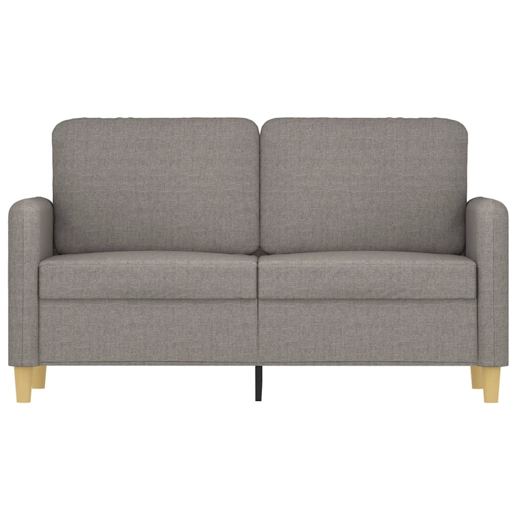 Tweezitsbank 120 cm stof taupe