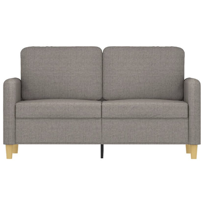 Tweezitsbank 120 cm stof taupe