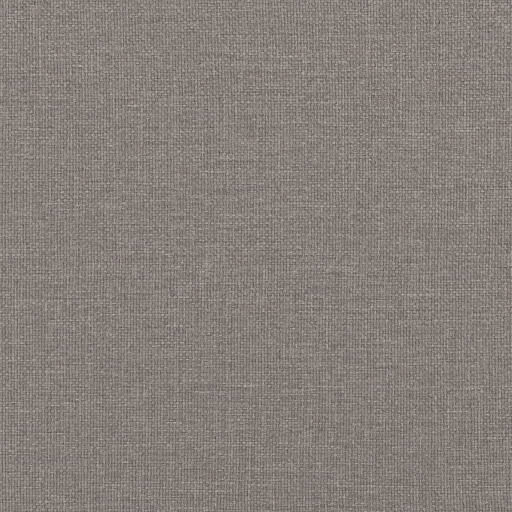 Tweezitsbank 120 cm stof taupe