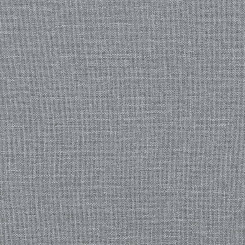 Tweezitsbank 140 cm stof lichtgrijs