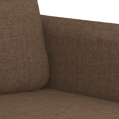 Tweezitsbank 140 cm stof bruin