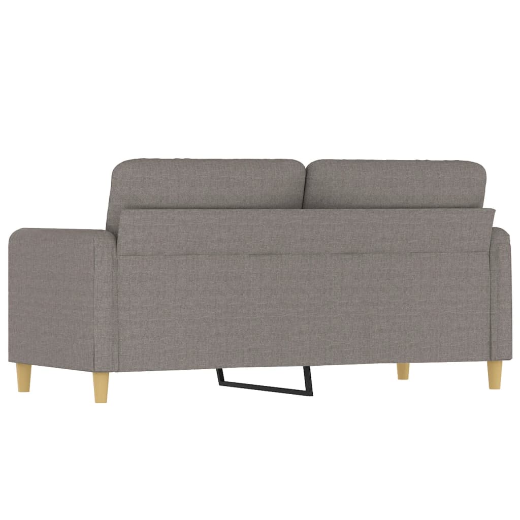 Tweezitsbank 140 cm stof taupe