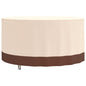 Tuinmeubelhoes rond 600D Ø 157x71 cm oxford beige