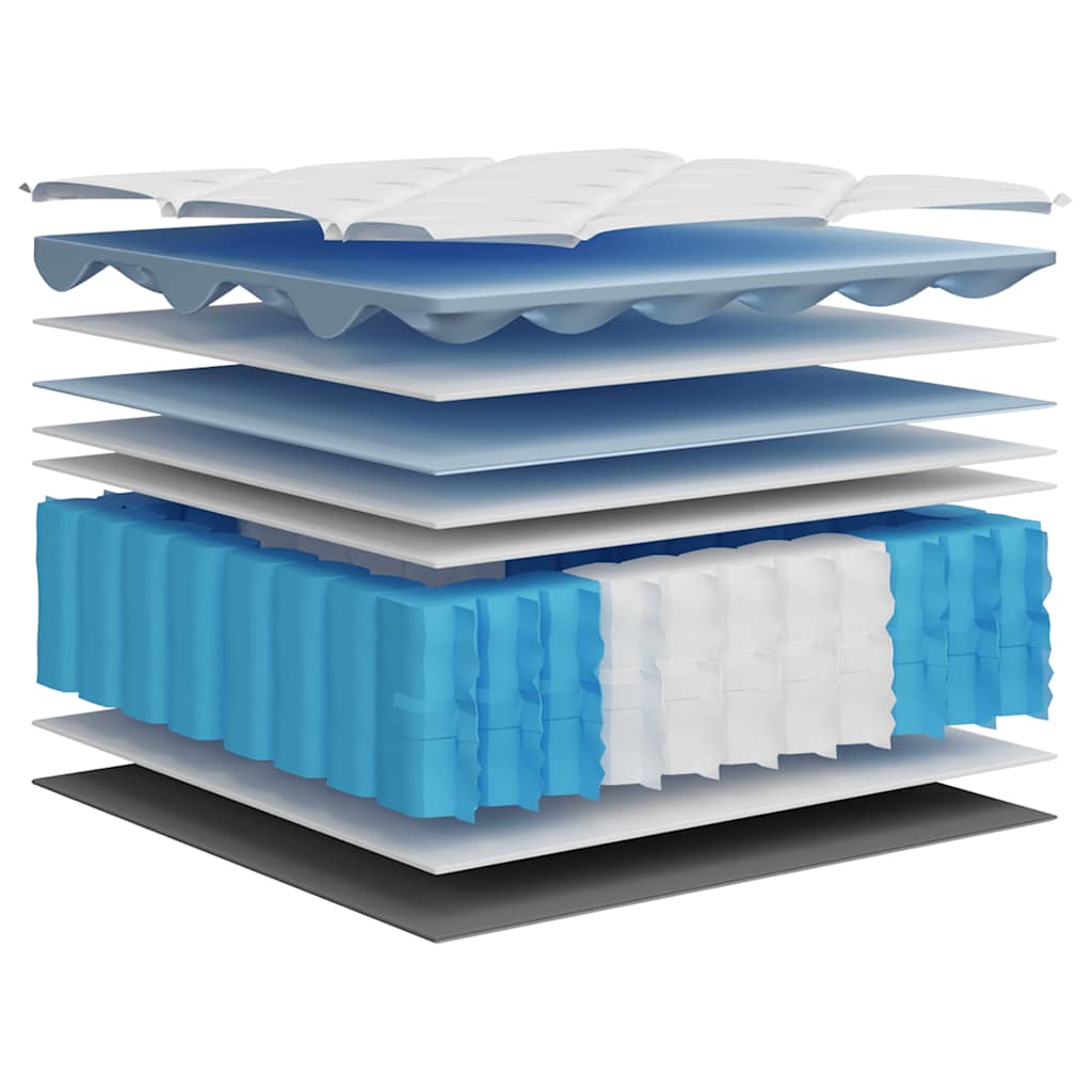 Pocketveringmatras middelhard-plus 180x200 cm