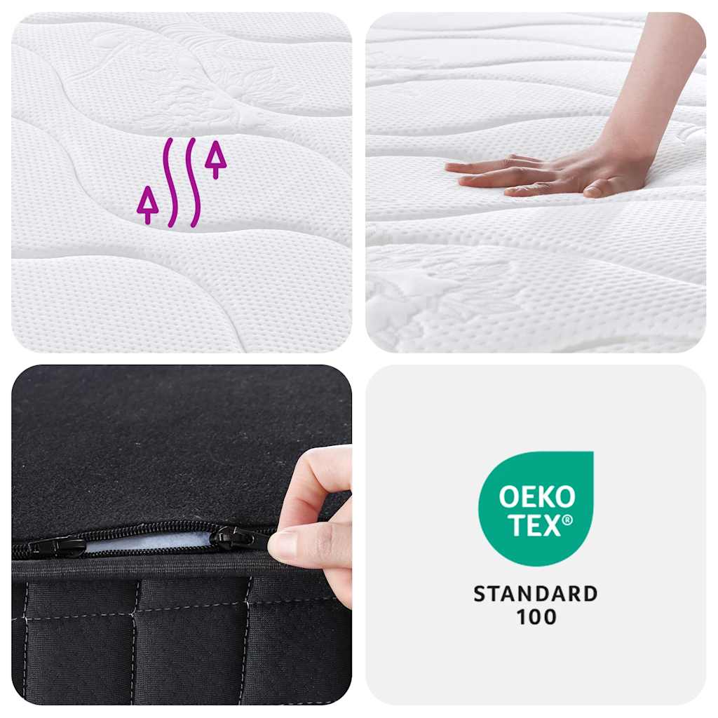 Binnenveringmatras middelhard 140x190 cm