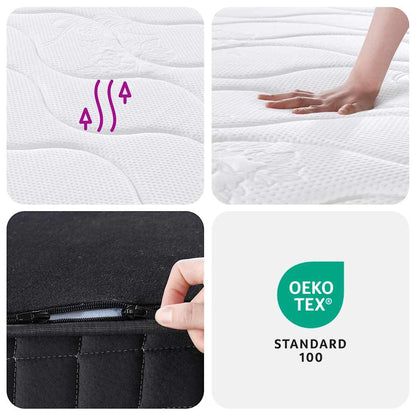 Binnenveringmatras middelhard 140x190 cm