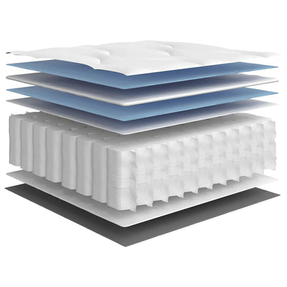 Pocketveringmatras middelhard 100x200 cm