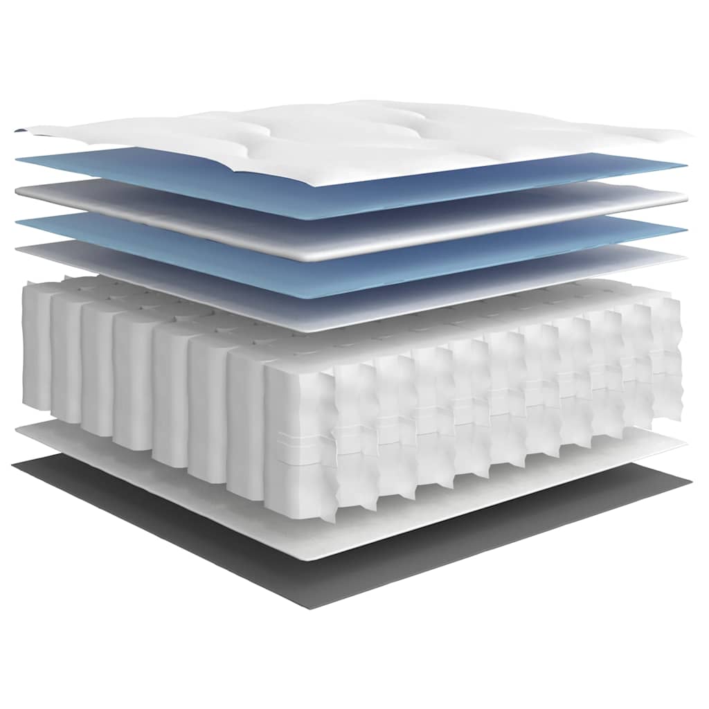 Pocketveringmatras middelhard 200x200 cm