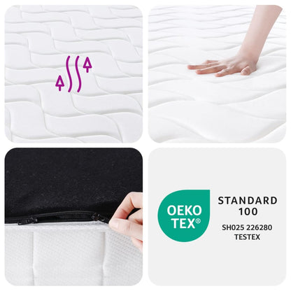 Pocketveringmatras middelhard-hard 70x200 cm