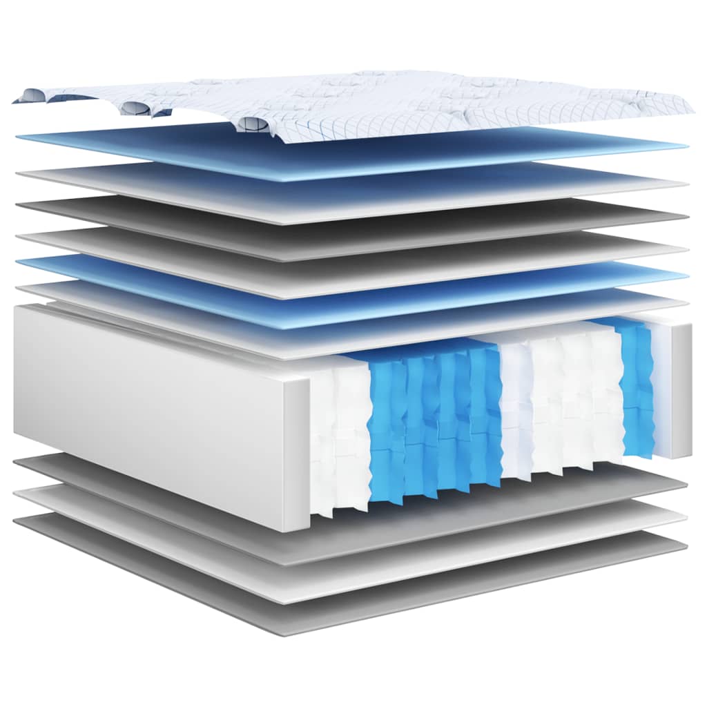 Pocketveringmatras middelhard 120x200 cm