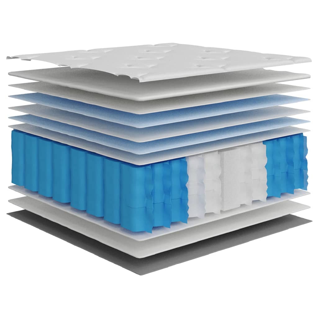 Pocketveringmatras middelhard 80x200 cm