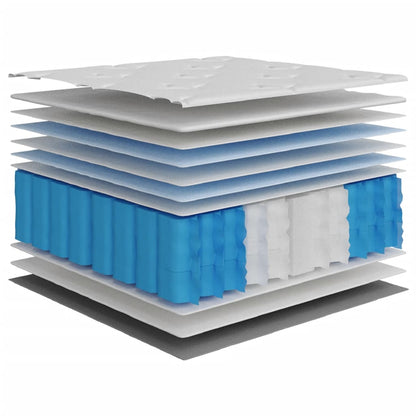 Pocketveringmatras middelhard 90x200 cm