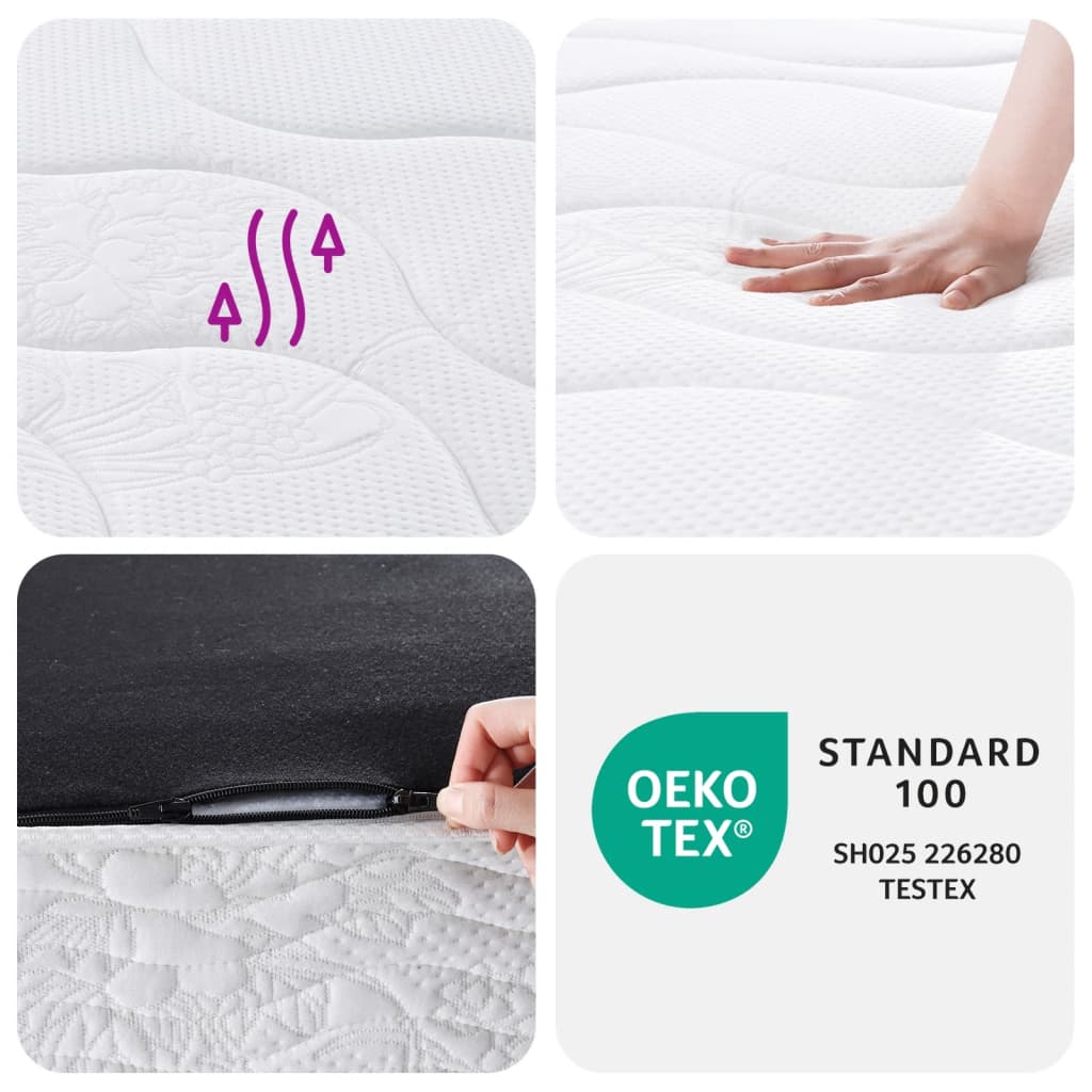 Binnenveringmatras middelhard 90x190 cm Single Size