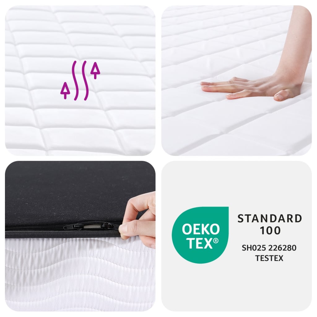 Schuimmatras middelzacht 100x200 cm