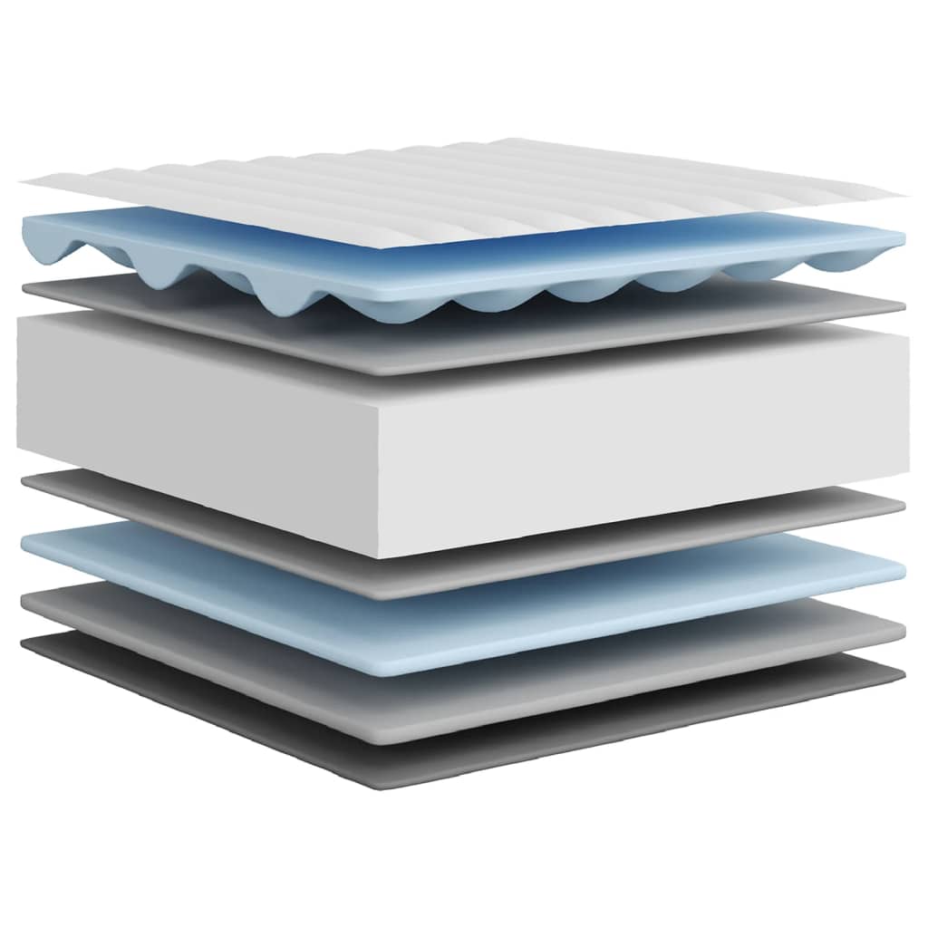 Schuimmatras middelzacht 90x190 cm Single Size