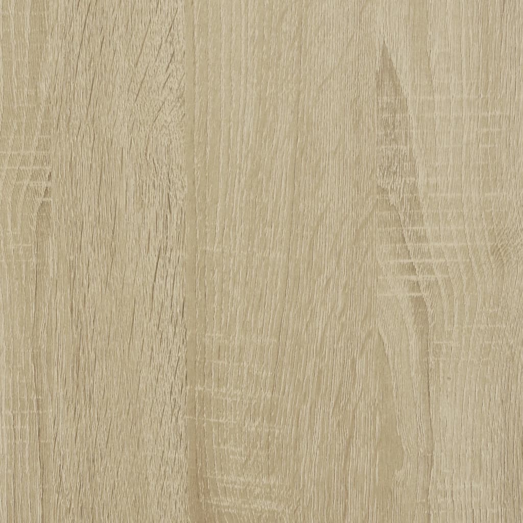 Nachtkastjes met glazen deuren 2 st 35x37x42 cm sonoma eiken