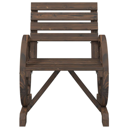 Tuinstoelen 2 st 58x58x78,5 cm massief vurenhout