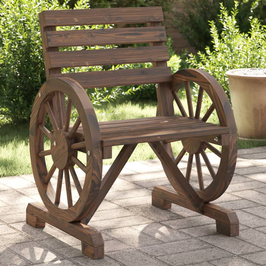 Tuinstoelen 2 st 58x58x78,5 cm massief vurenhout