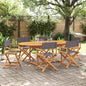 Tuinstoelen 6 st inklapbaar stof donkergrijs