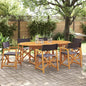 Tuinstoelen 6 st inklapbaar stof donkergrijs