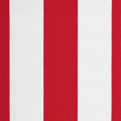 Vervangingsdoek voor luifel gestreept 4,5x3,5 m rood en wit
