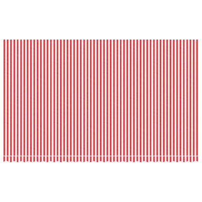 Vervangingsdoek voor luifel gestreept 6x3,5 m rood en wit